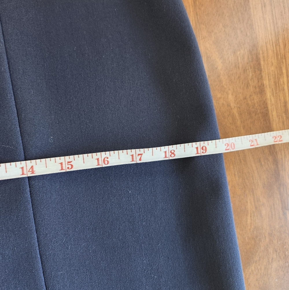 Stop Staring Navy Dress with Cream Trim - Picture 8 of 11